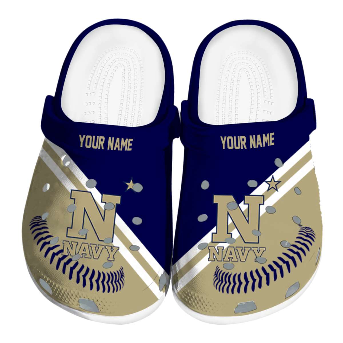 Navy Midshipmen 2025 NCAA Sport, Navy Midshipmen Ncaa Crocs Clogs Comfortable For Men Women And Kids 72