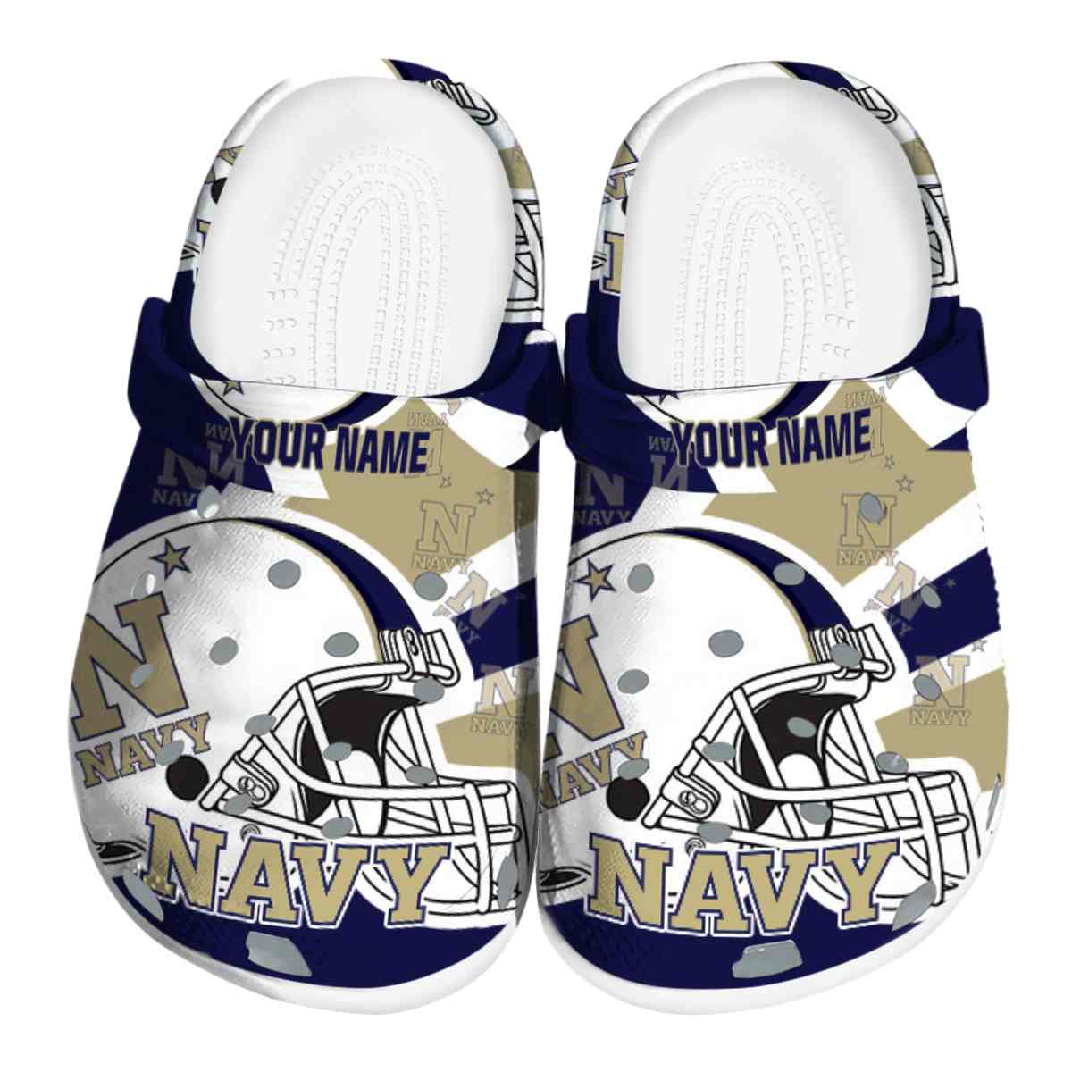 Navy Midshipmen 2025 NCAA Sport, Navy Midshipmen Ncaa Crocs Clogs Comfortable For Men Women And Kids 65
