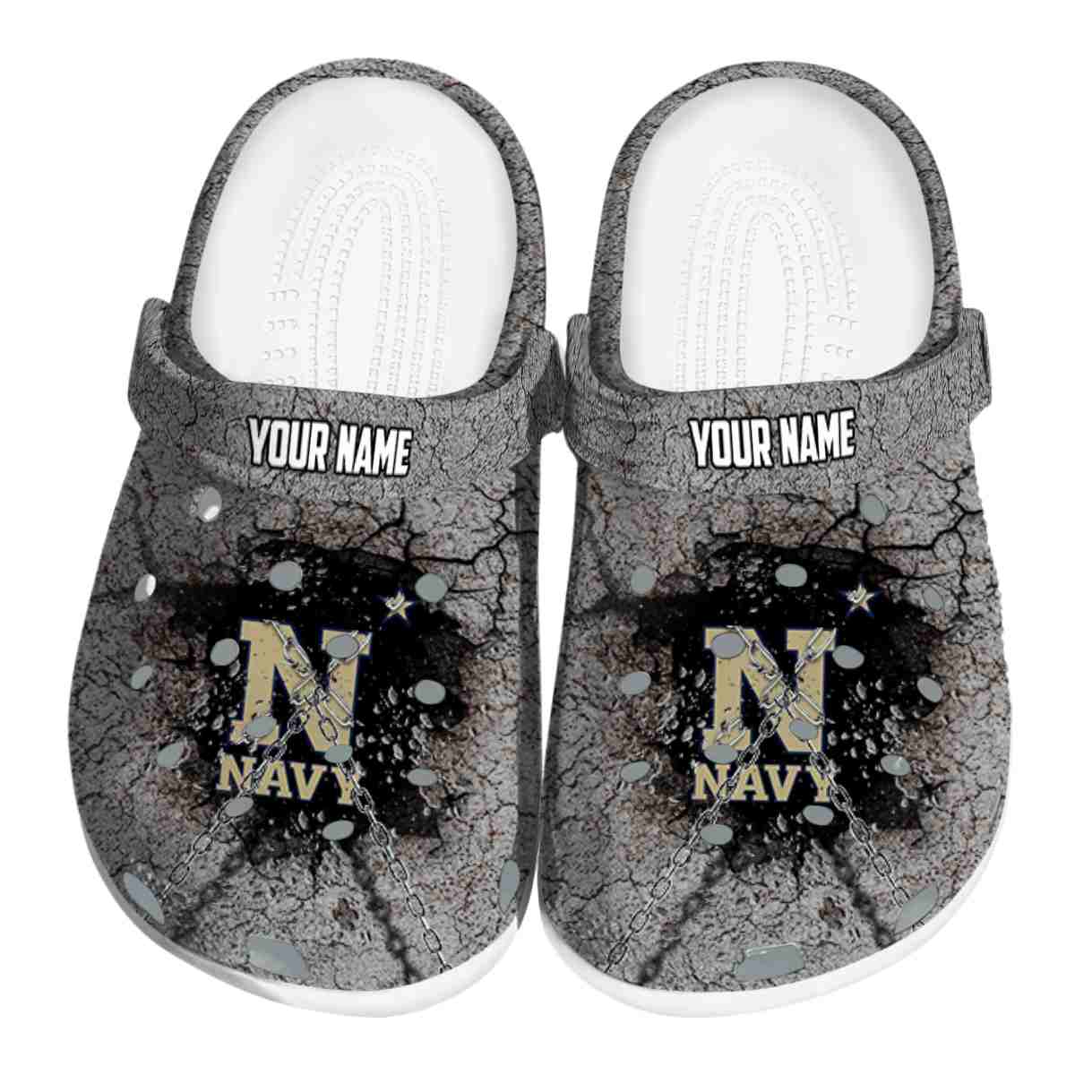 Navy Midshipmen 2025 NCAA Sport, Navy Midshipmen Ncaa Crocs Clogs Comfortable For Men Women And Kids 62
