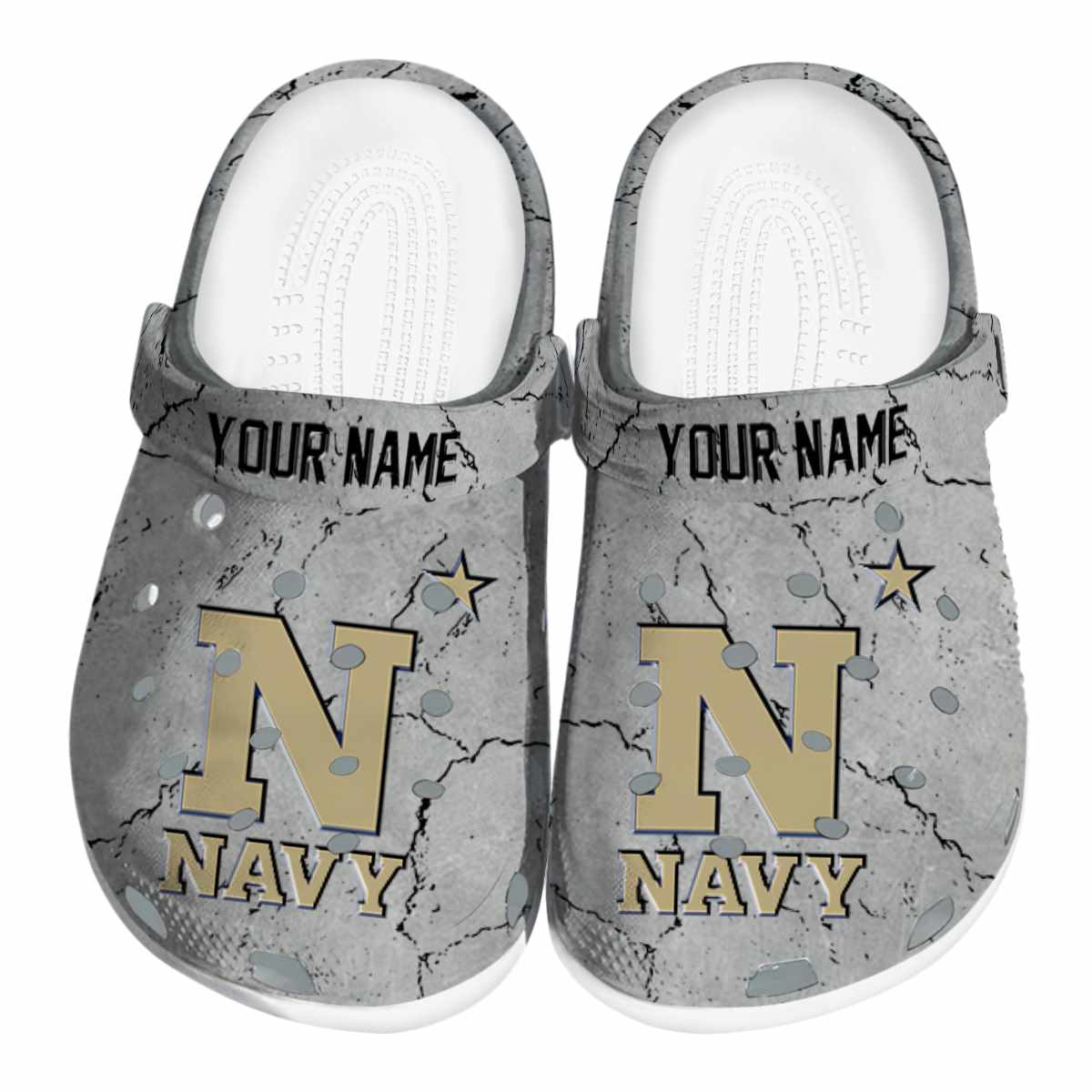 Navy Midshipmen 2025 NCAA Sport, Navy Midshipmen Ncaa Crocs Clogs Comfortable For Men Women And Kids 60