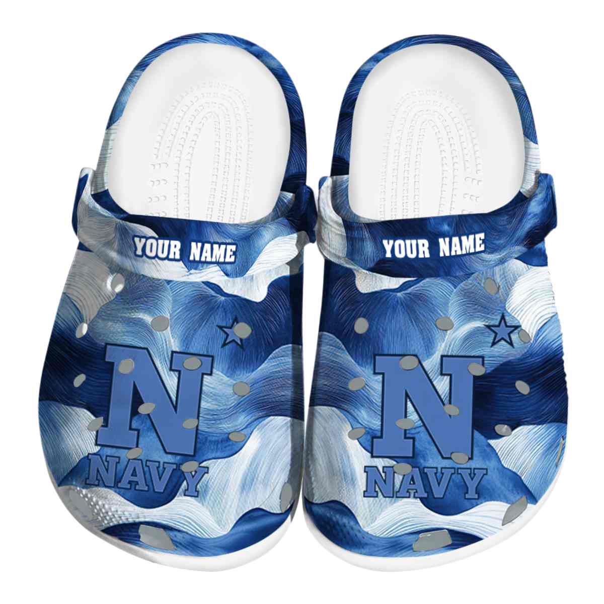 Navy Midshipmen 2025 NCAA Sport, Navy Midshipmen Ncaa Crocs Clogs Comfortable For Men Women And Kids 73