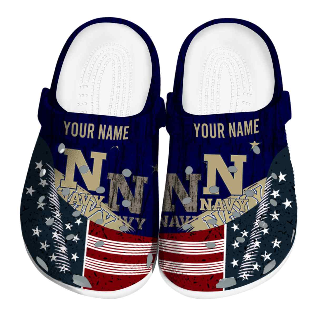 Navy Midshipmen 2025 NCAA Sport, Navy Midshipmen Ncaa Crocs Clogs Comfortable For Men Women And Kids 67