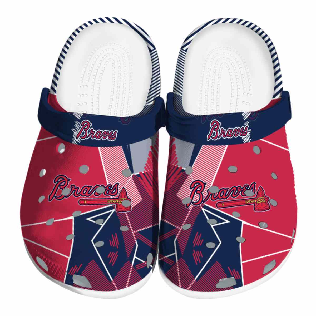 Atlanta Braves 2025 MLB Sport Crocs, Atlanta Braves Crocs Clogs Comfortable For Men Women And Kids 52