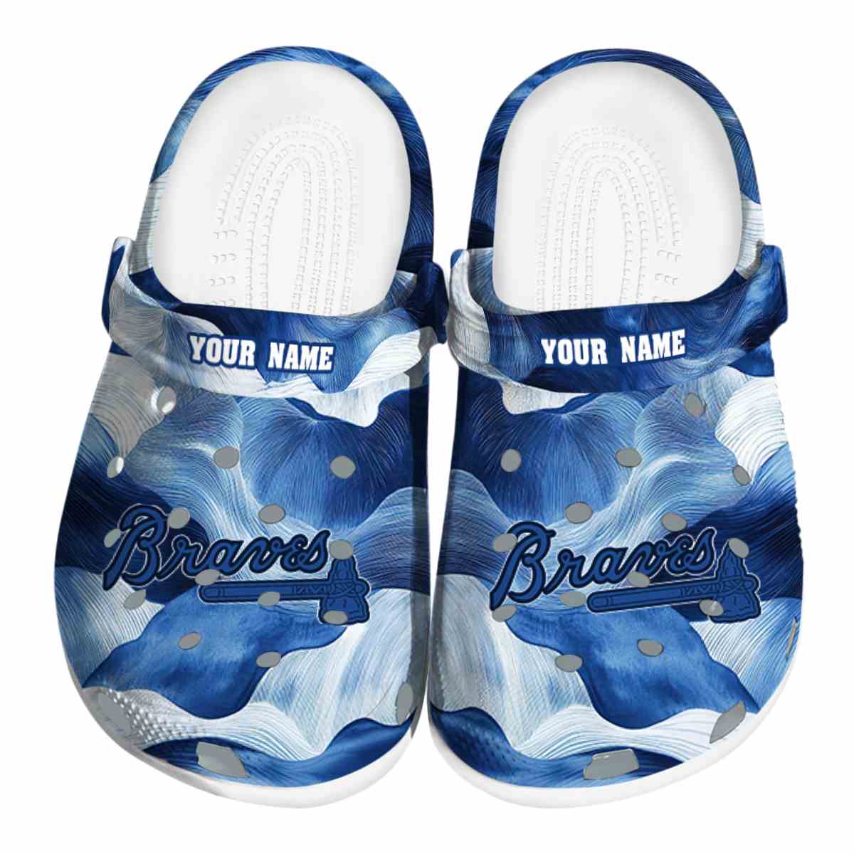 Atlanta Braves 2025 MLB Sport Crocs, Atlanta Braves Crocs Clogs Comfortable For Men Women And Kids 54
