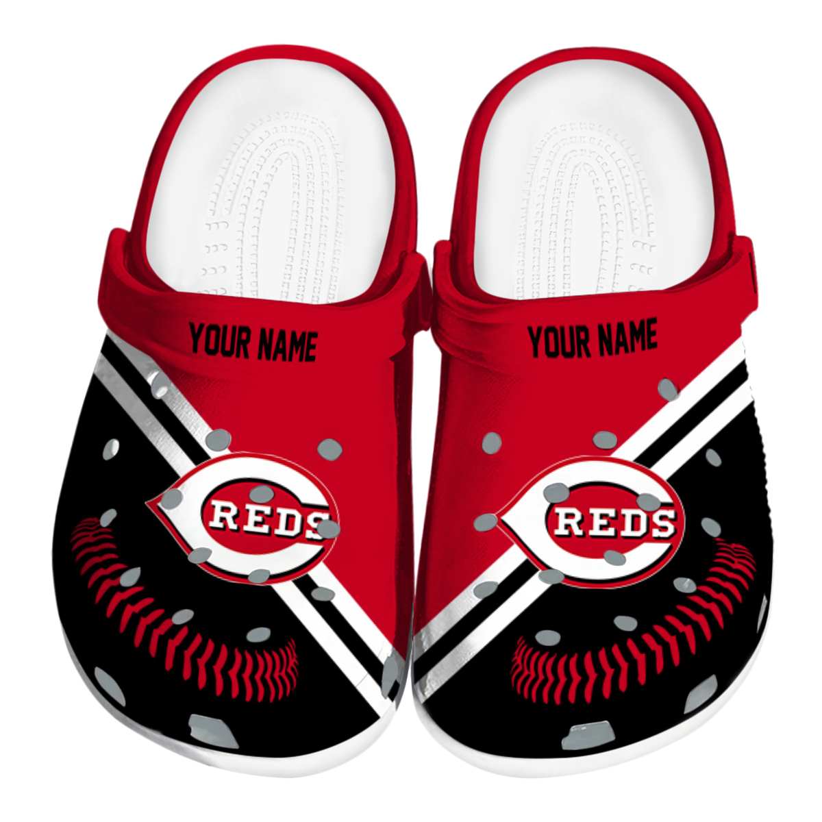 Cincinnati Reds 2025 MLB Sport Crocs, Cincinnati Reds Crocs Clogs Comfortable For Men Women And Kids 26
