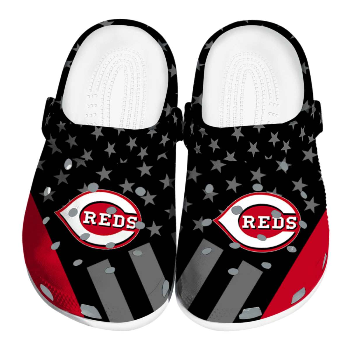 Cincinnati Reds 2025 MLB Sport Crocs, Cincinnati Reds Crocs Clogs Comfortable For Men Women And Kids 45