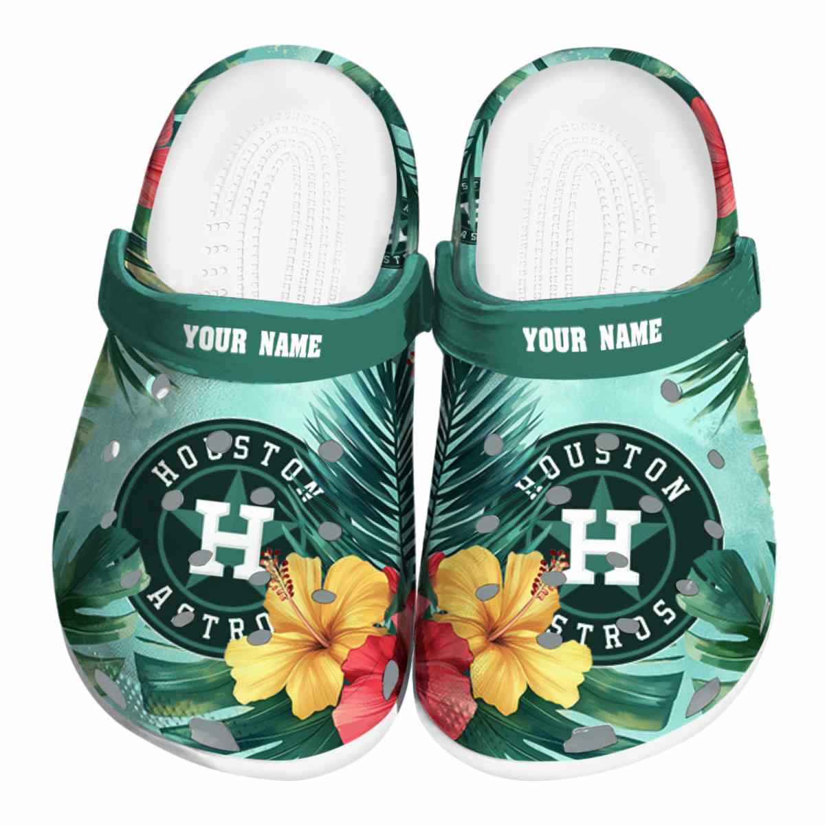 Houston Astros 2025 MLB Sport Crocs, Houston Astros Crocs Clogs Comfortable For Men Women And Kids 37