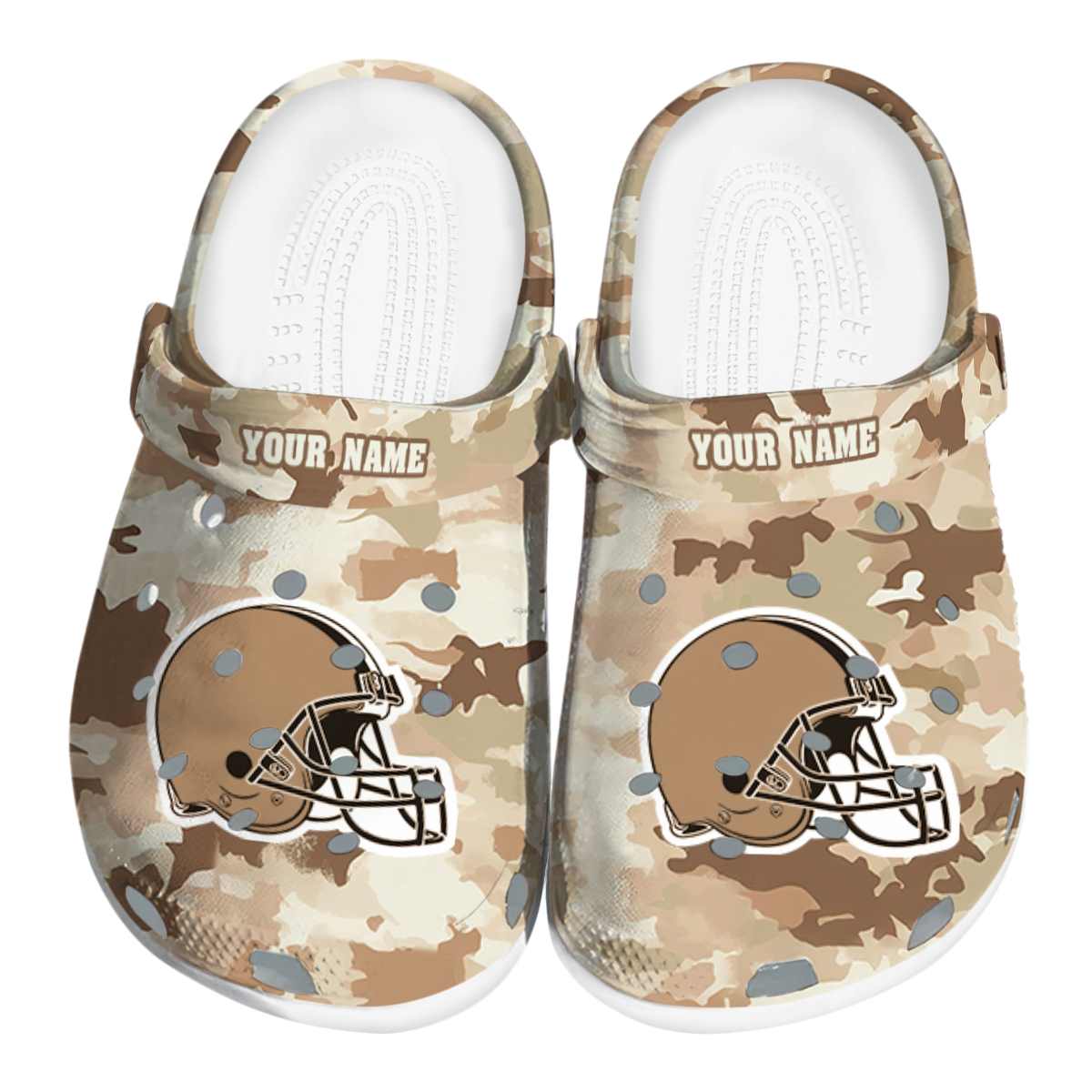 Cleveland Browns 2025 NFL Sport Crocs, Cleveland Browns Crocs Clogs For Men Womens And Kid 58
