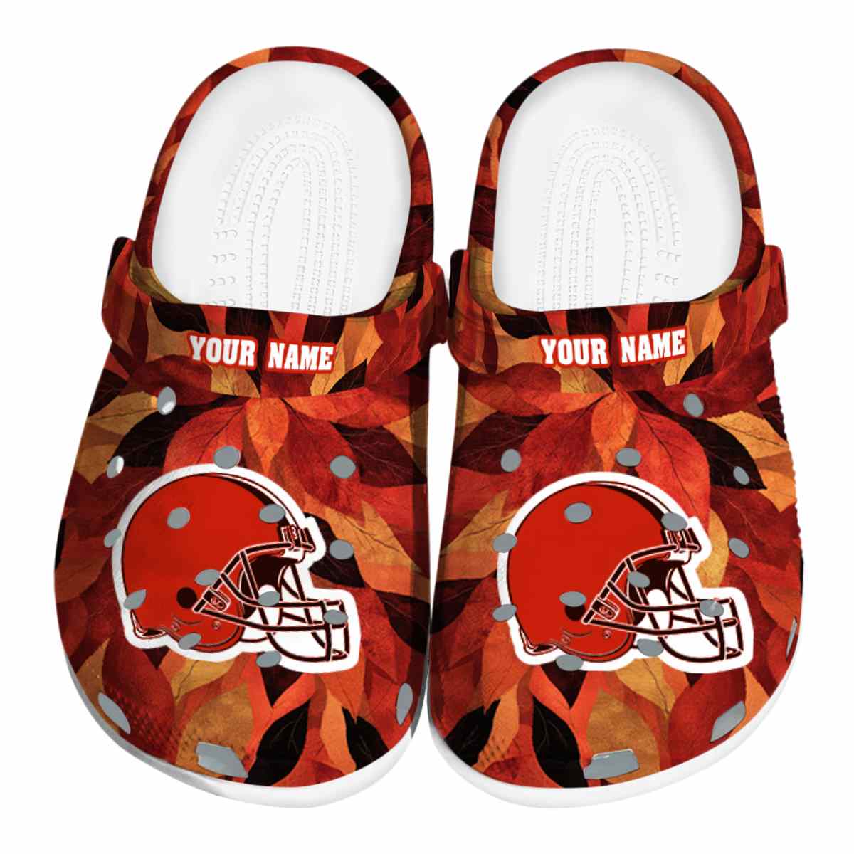 Cleveland Browns 2025 NFL Sport Crocs, Cleveland Browns Crocs Clogs For Men Womens And Kid 56