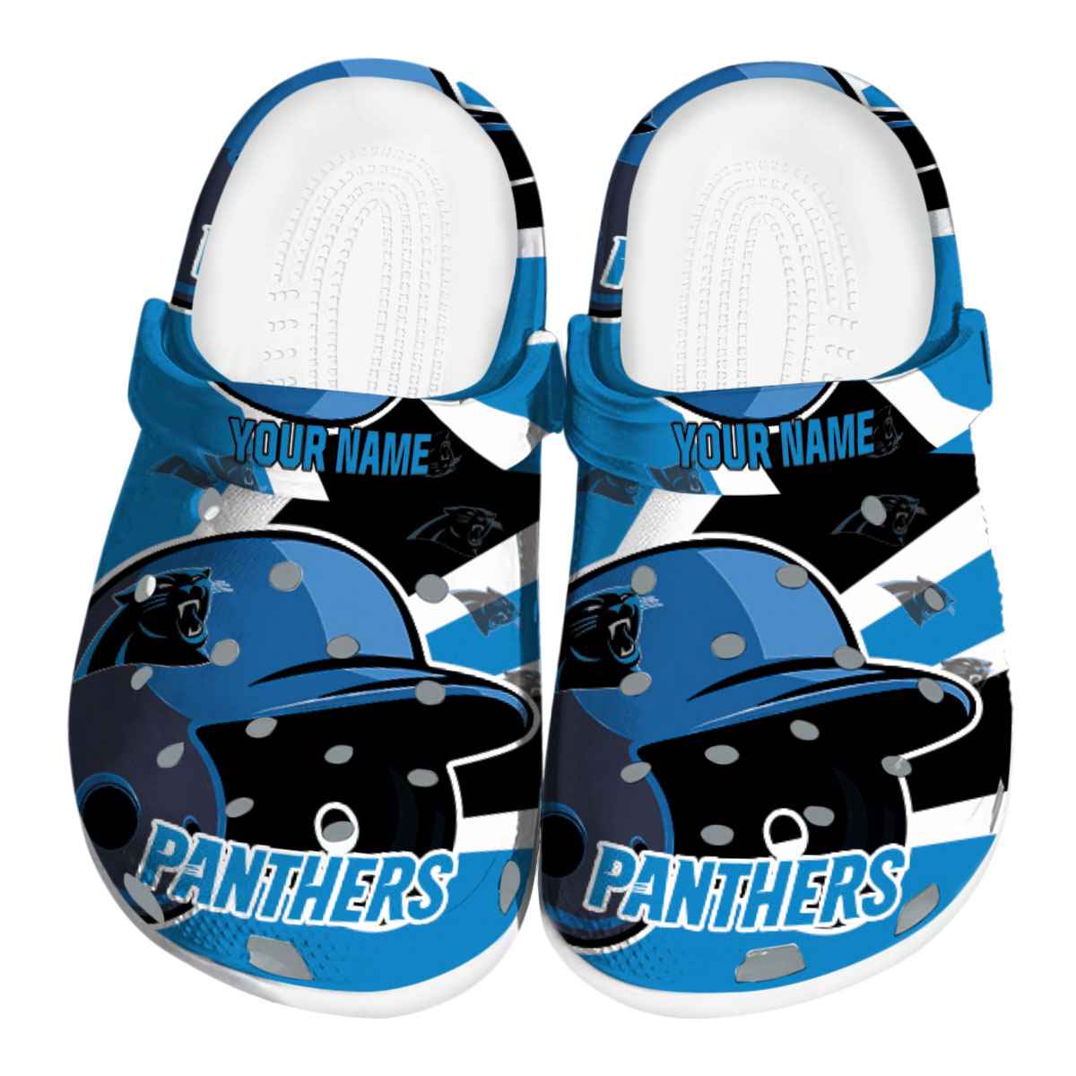 Carolina Panthers 2025 NFL Sport Crocs, Carolina Panthers Crocs Clogs For Men Women And Kids 28