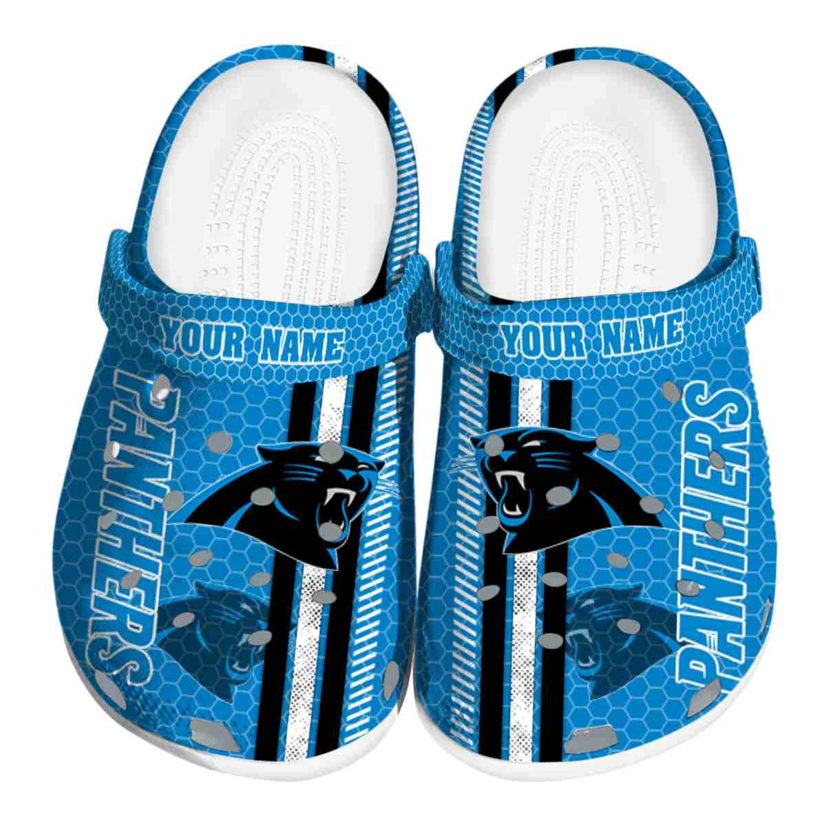 Carolina Panthers 2025 NFL Sport Crocs, Carolina Panthers Crocs Clogs For Men Women And Kids 32