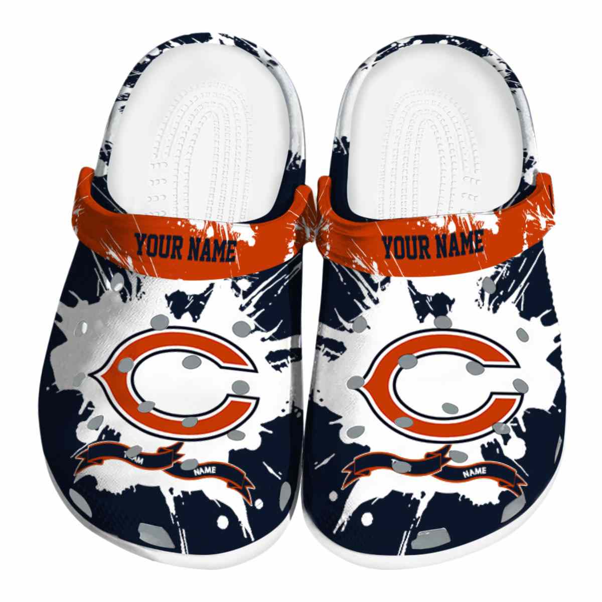 Chicago Bears 2025 NFL Sport Crocs, Chicago Bears Crocs Clogs For Men Women And Kids 55
