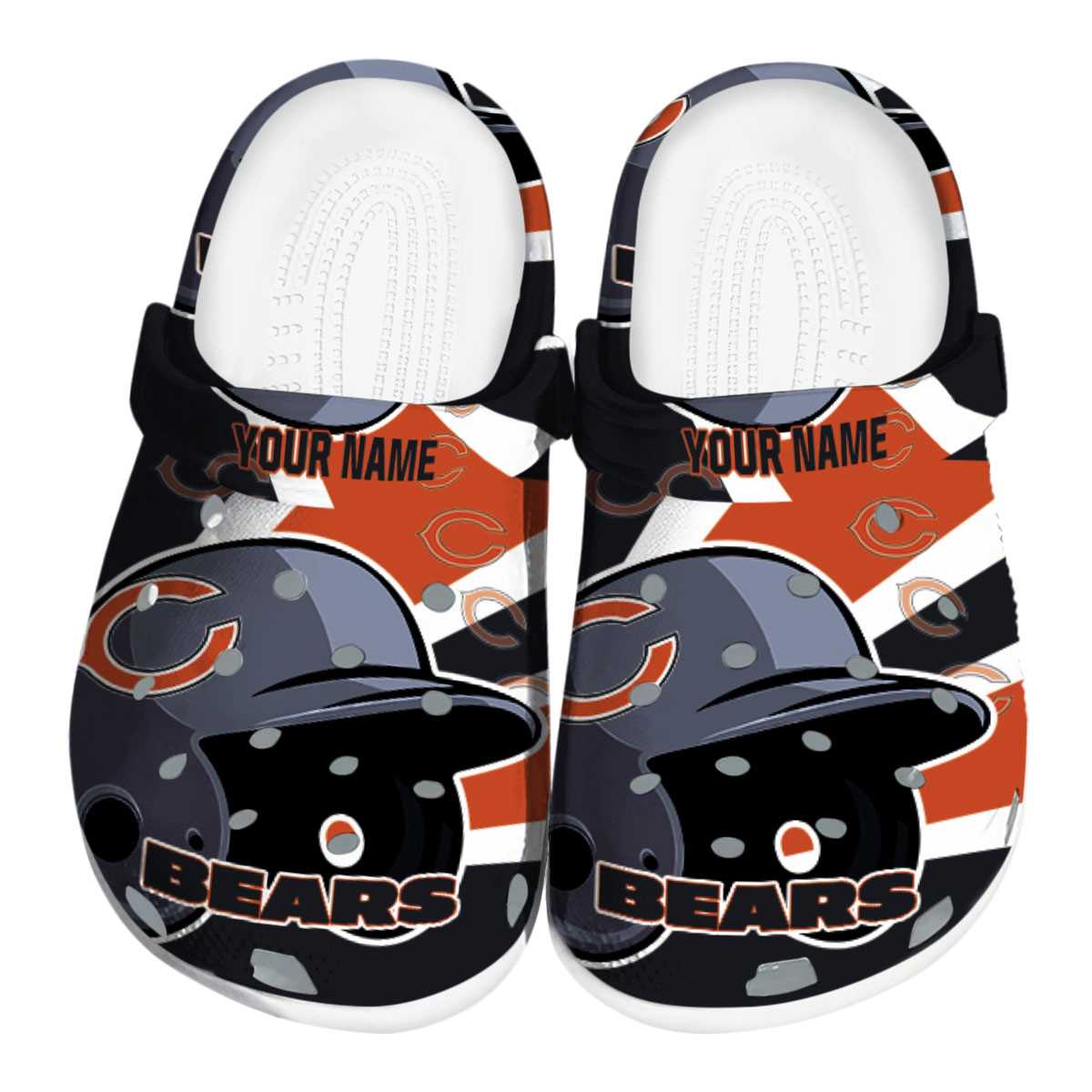 Chicago Bears 2025 NFL Sport Crocs, Chicago Bears Crocs Clogs For Men Women And Kids 45