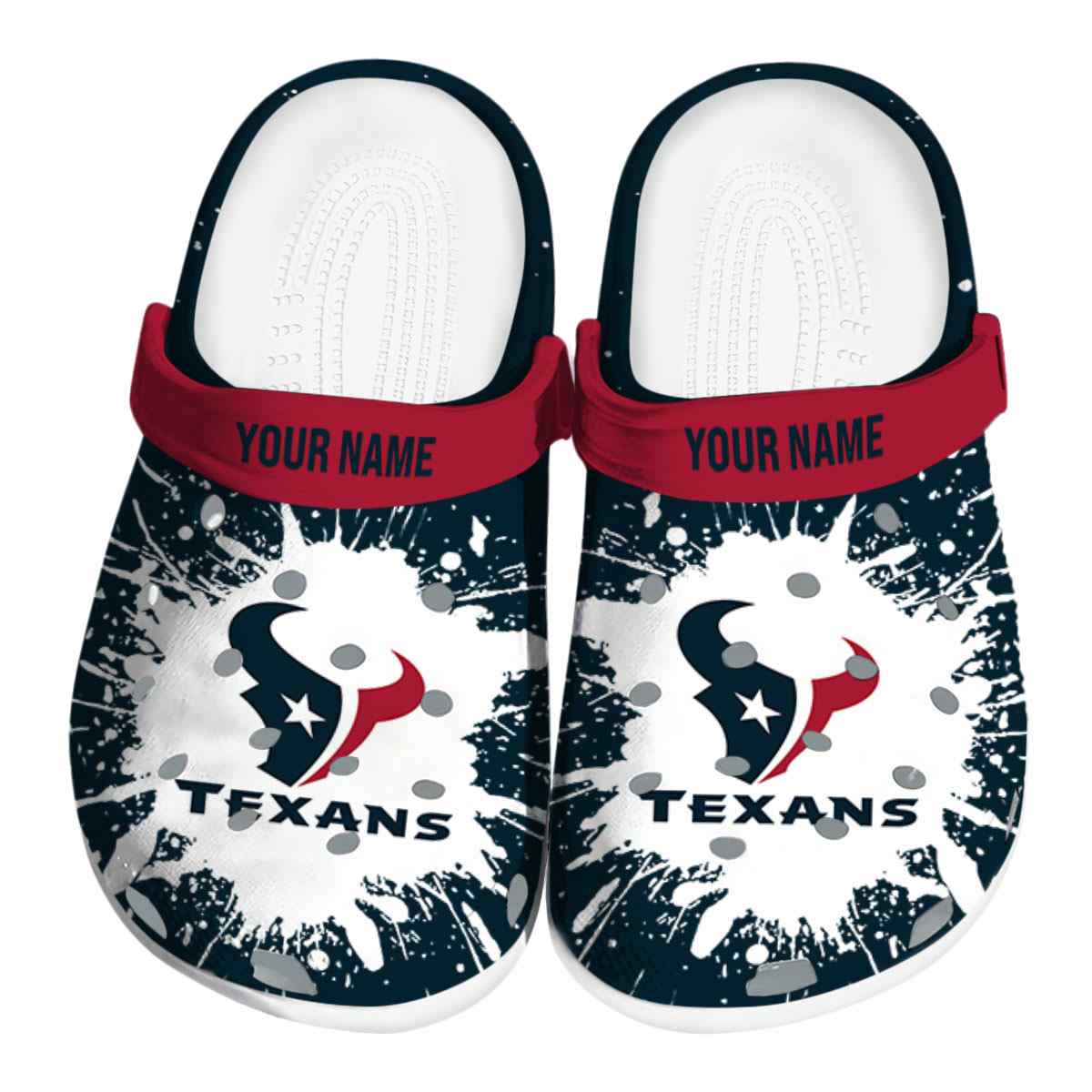 Houston Texans 2025 NFL Sport Crocs, Houston Texans Crocs Clogs For Men Women And Kids 72