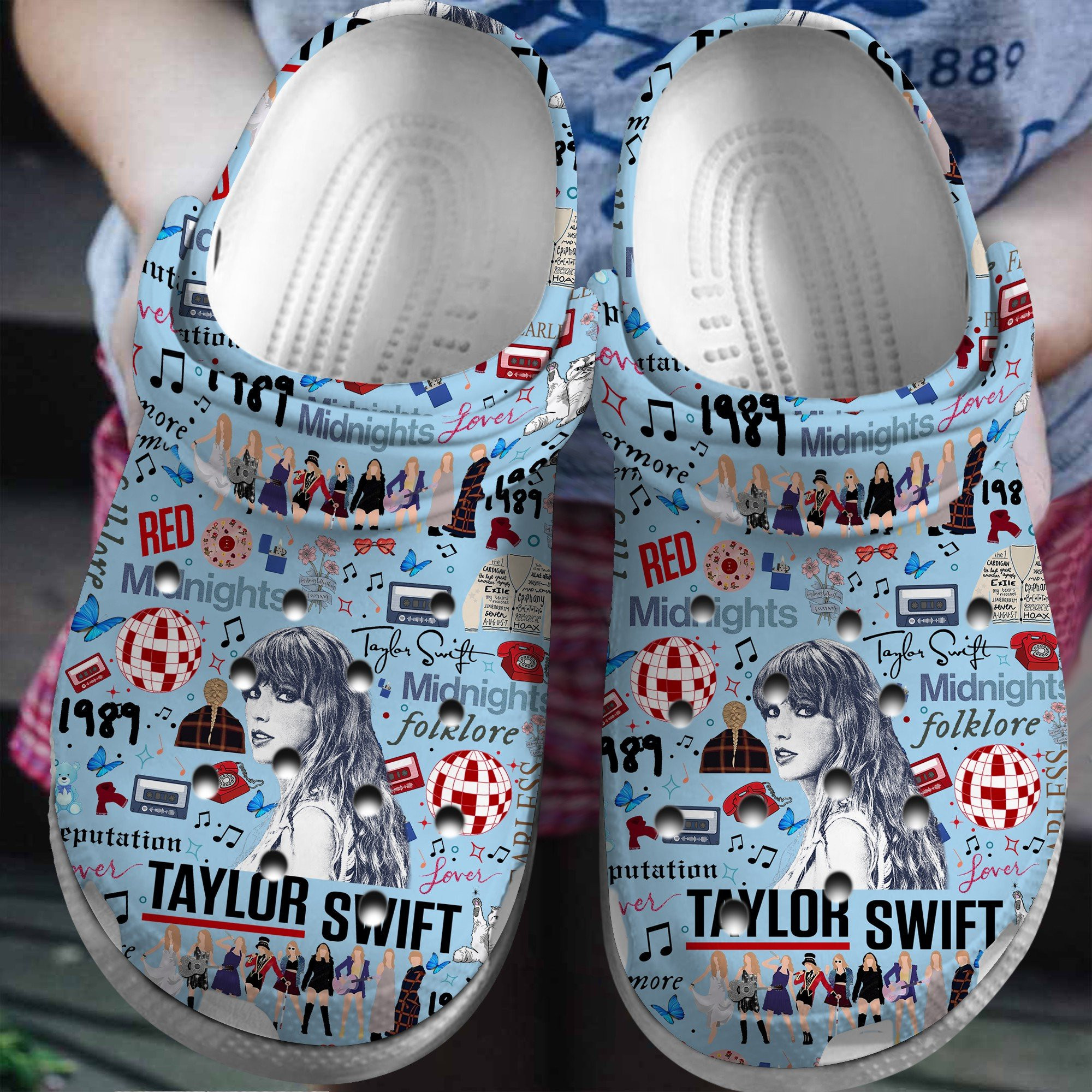 Taylor Swift Music, Taylor Swift Music Crocs Clogs For Men Women And Kids 90