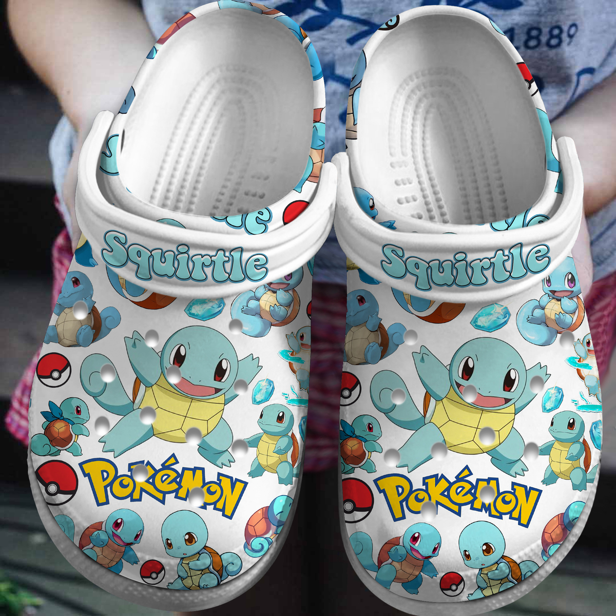 Squirtle Pokemon Anime Cartoon, Squirtle Pokemon Anime Crocs Clogs Comfortable For Men Women And Kids