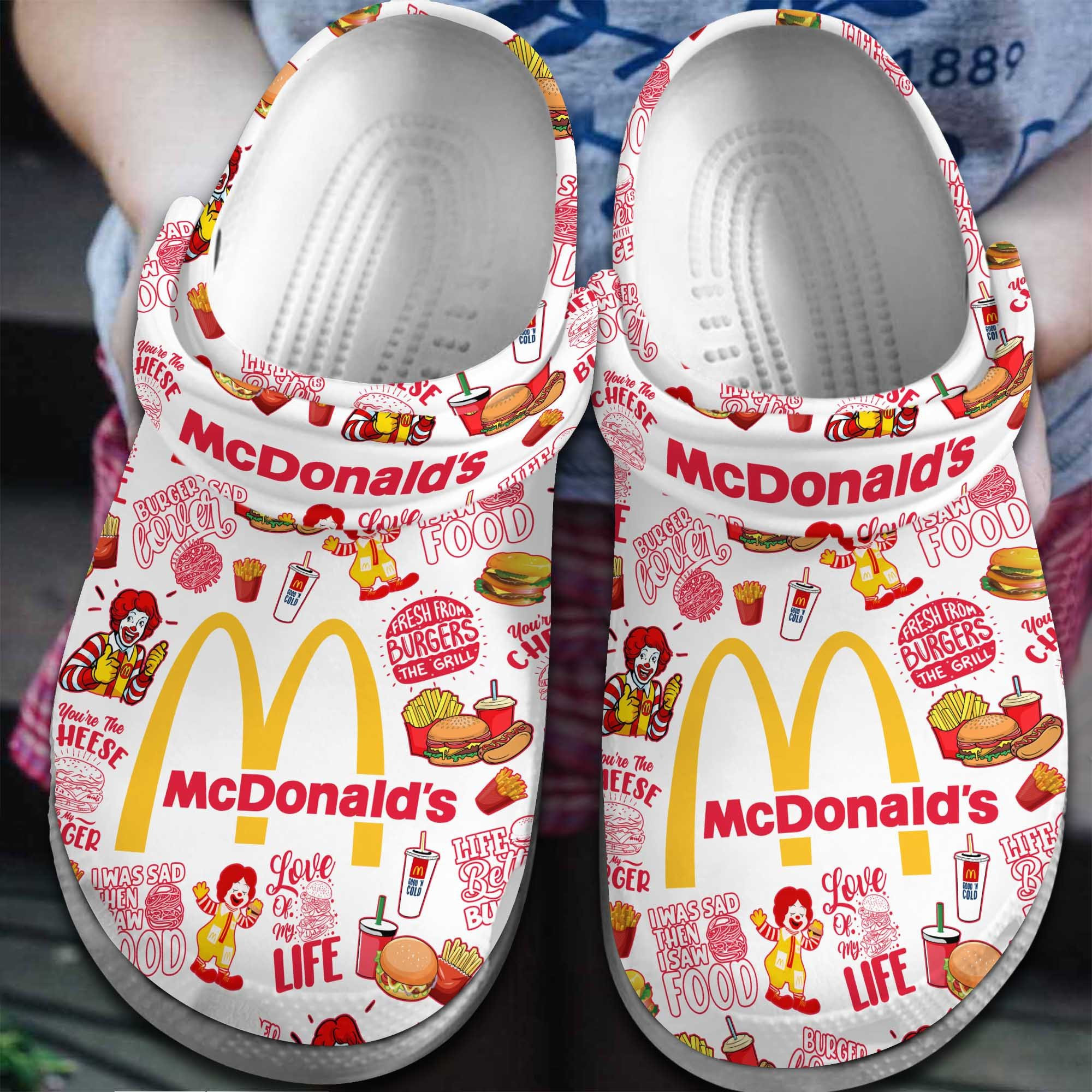 Mcdonald, Mcdonald Crocs Clogs Comfortable For Men Women And Kids 23
