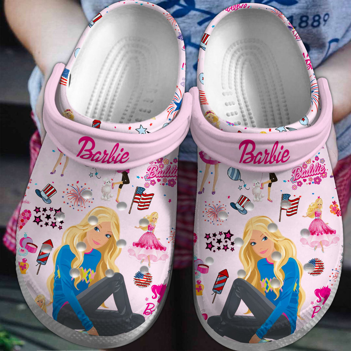 Barbie Movie Cartoon, Barbie Movie Cartoon Crocs Clogs Comfortable For Men Women And Kids 68