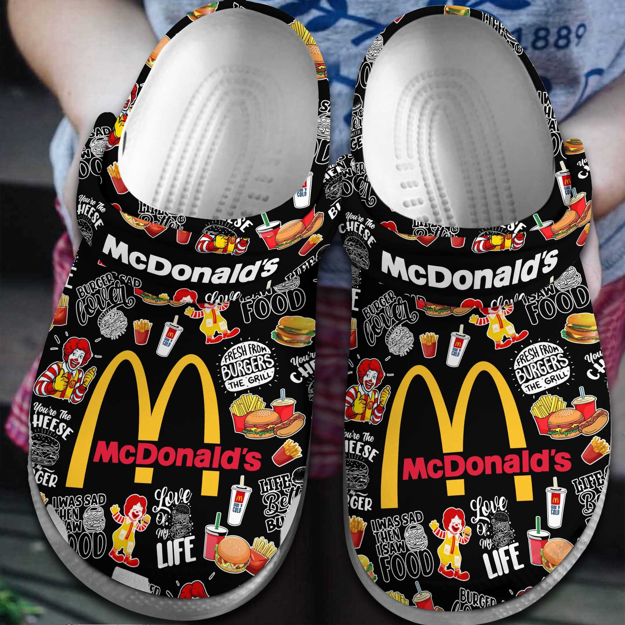 Mcdonald, Mcdonald Crocs Clogs Comfortable For Men Women And Kids 72