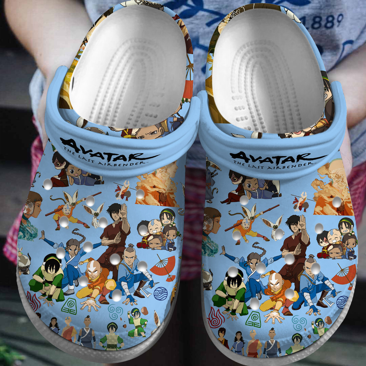 Avatar The Last Airbender Cartoon Premium, Avatar The Last Crocs Clogs Comfortable For Men Women And Kids 29