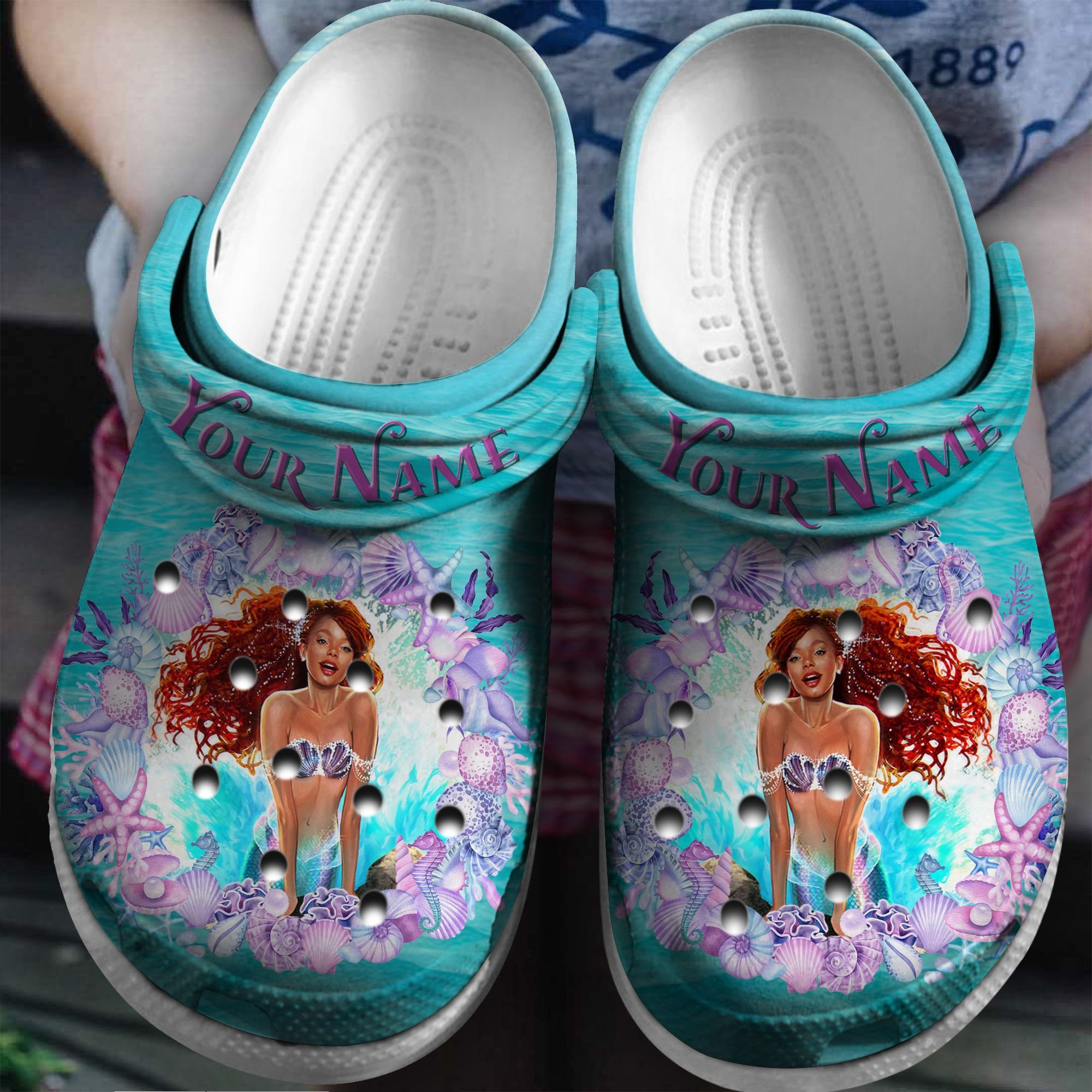 Little Mermaid Movie Cartoon, Little Mermaid Movie Crocs Clogs Comfortable For Men Women And Kids 34
