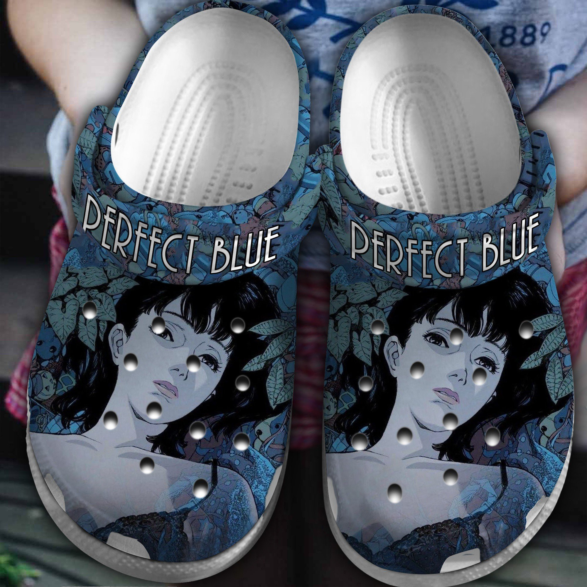 Perfect Blue Anime Cartoon, Perfect Blue Anime Crocs Clogs Comfortable For Men Women And Kids