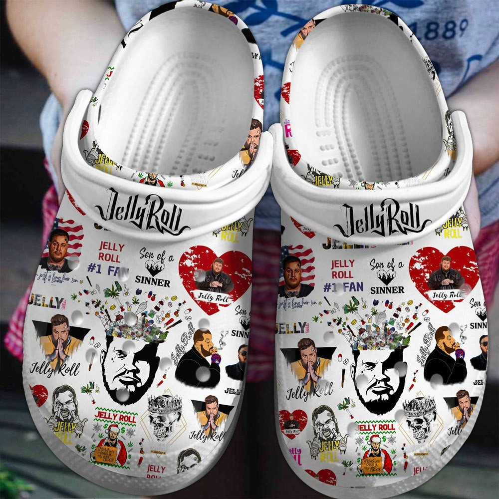 Jelly Roll Singer Music, Jelly Roll Singer Crocs Clogs For Men Women And Kids 54