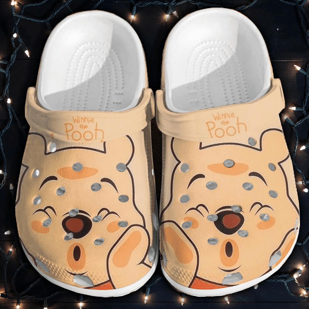 Winnie The Pooh, Winnie The Pooh Crocs Clogs Comfortable For Men Women And Kids 56
