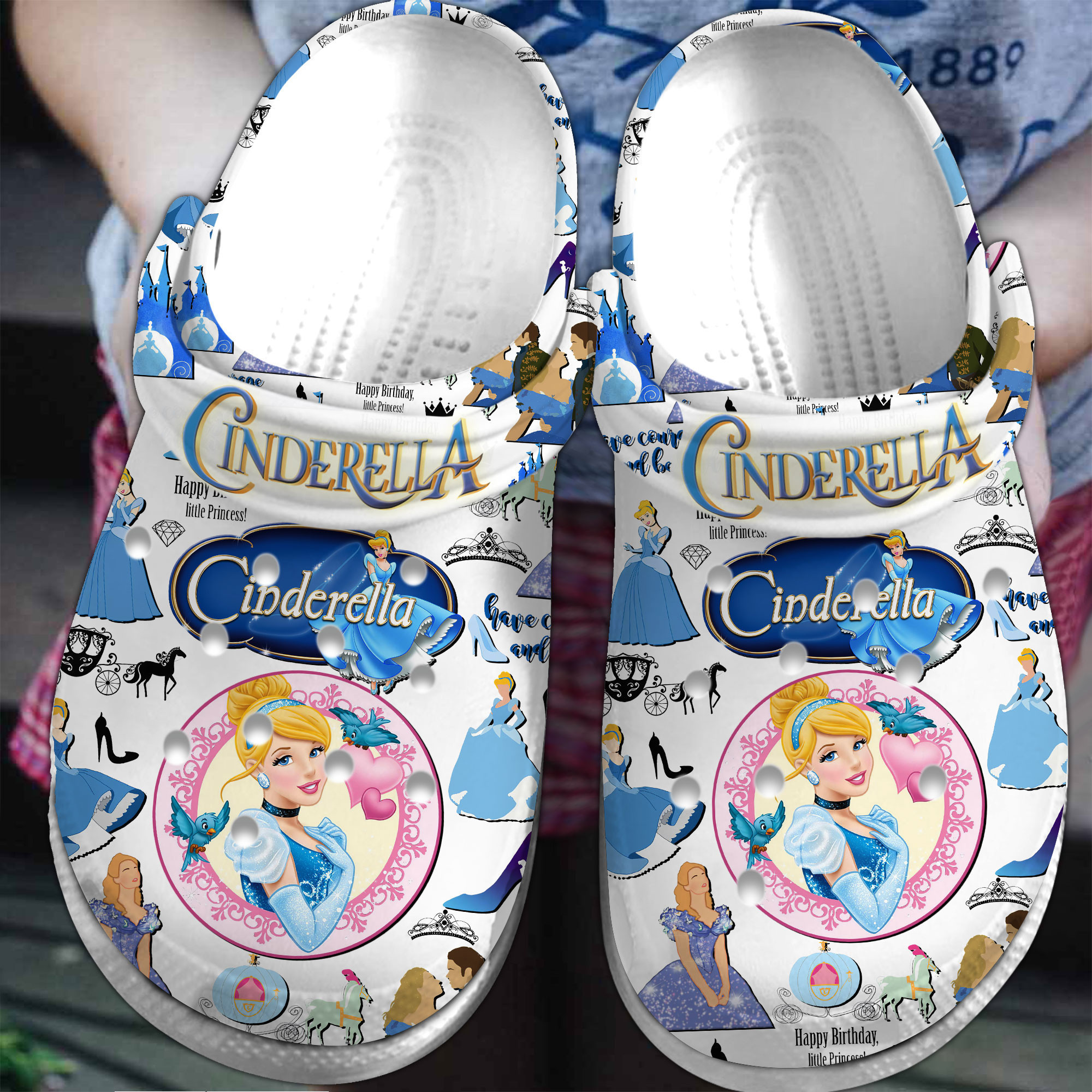 Cinderella Cartoon Movie, Cinderella Cartoon Movie Crocs Clogs Comfortable For Men Women And Kids 14