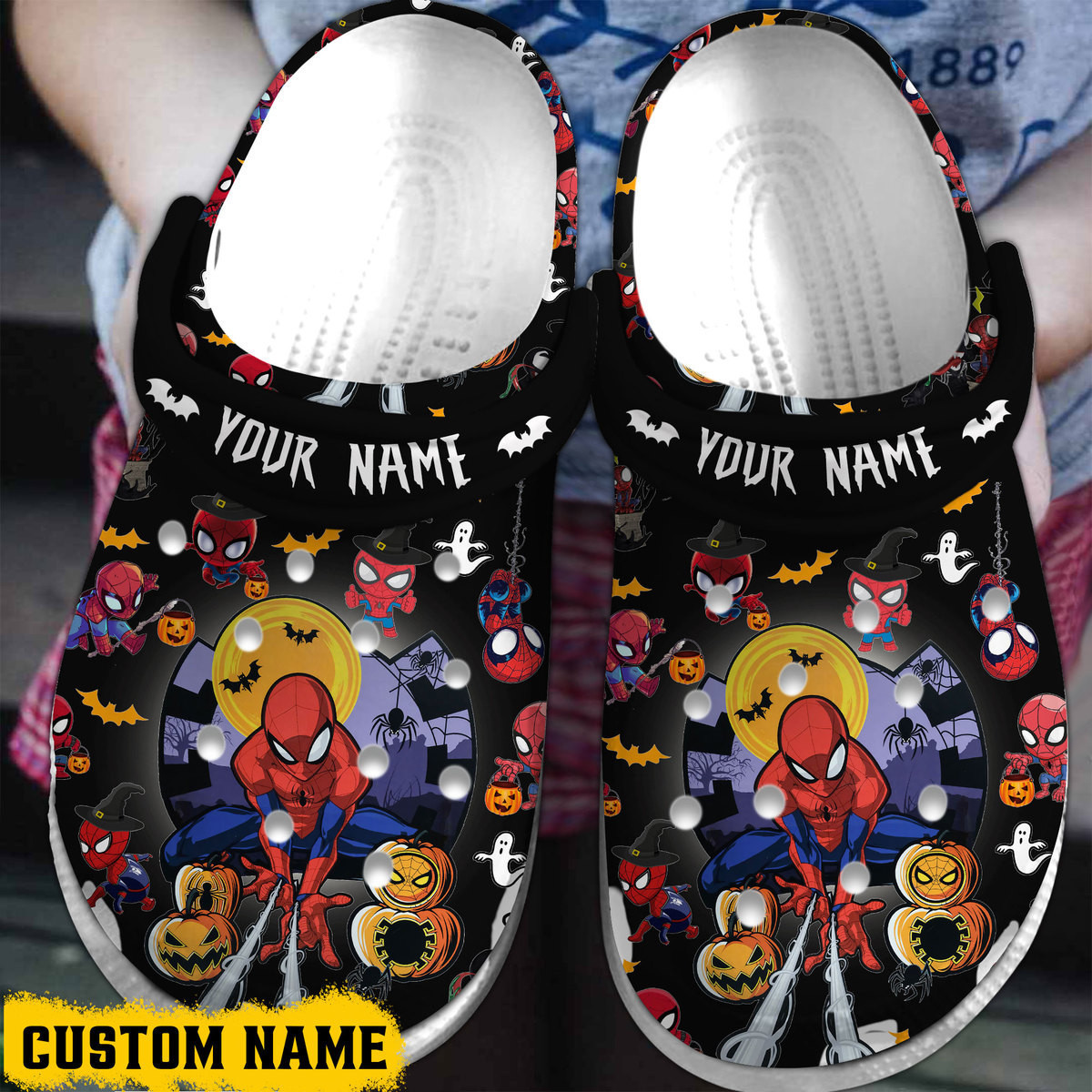 Spider Man Movie Cartoon, Spider Man Movie Crocs Clogs Comfortable For Men Women And Kids 82