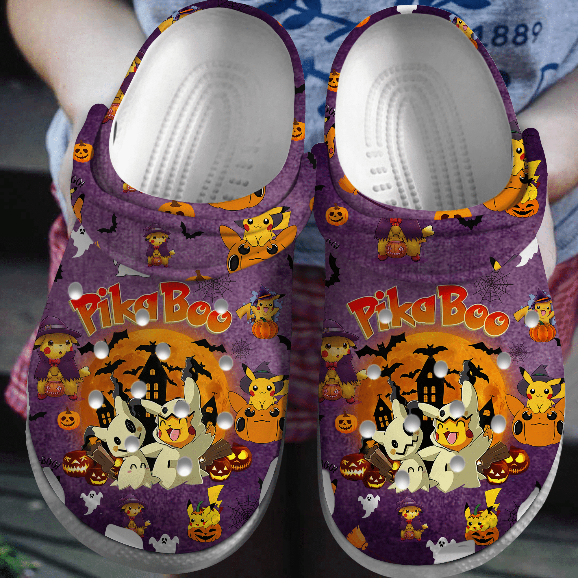 Pokemon Cartoon, Pokemon Cartoon Crocs Clogs Comfortable For Men Women And Kids 6