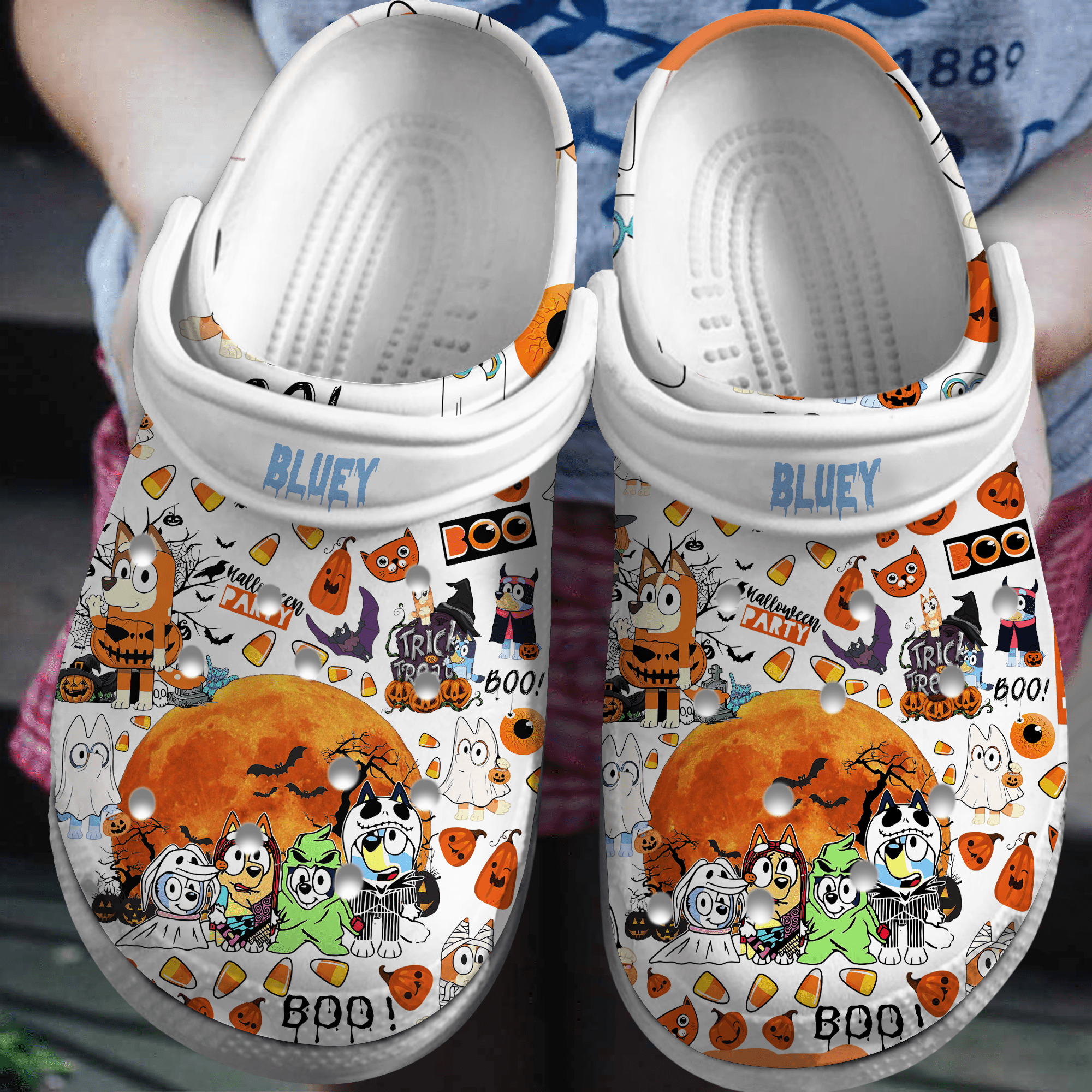 Bluey Cartoon, Bluey Cartoon Crocs Clogs Comfortable For Men Women And Kids 26