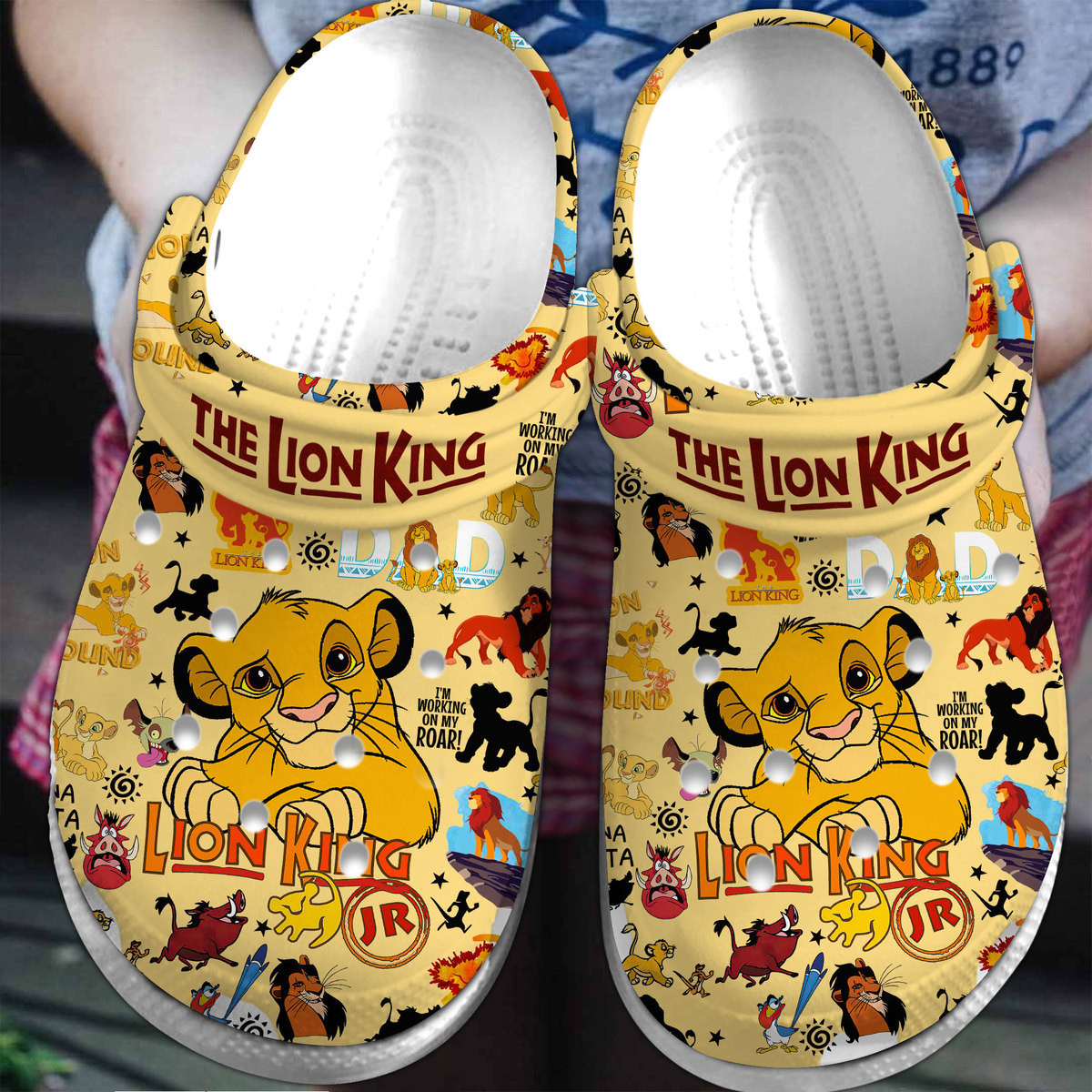 The Lion King Cartoon Movie, The Lion King Crocs Clogs Comfortable For Men Women And Kids 42