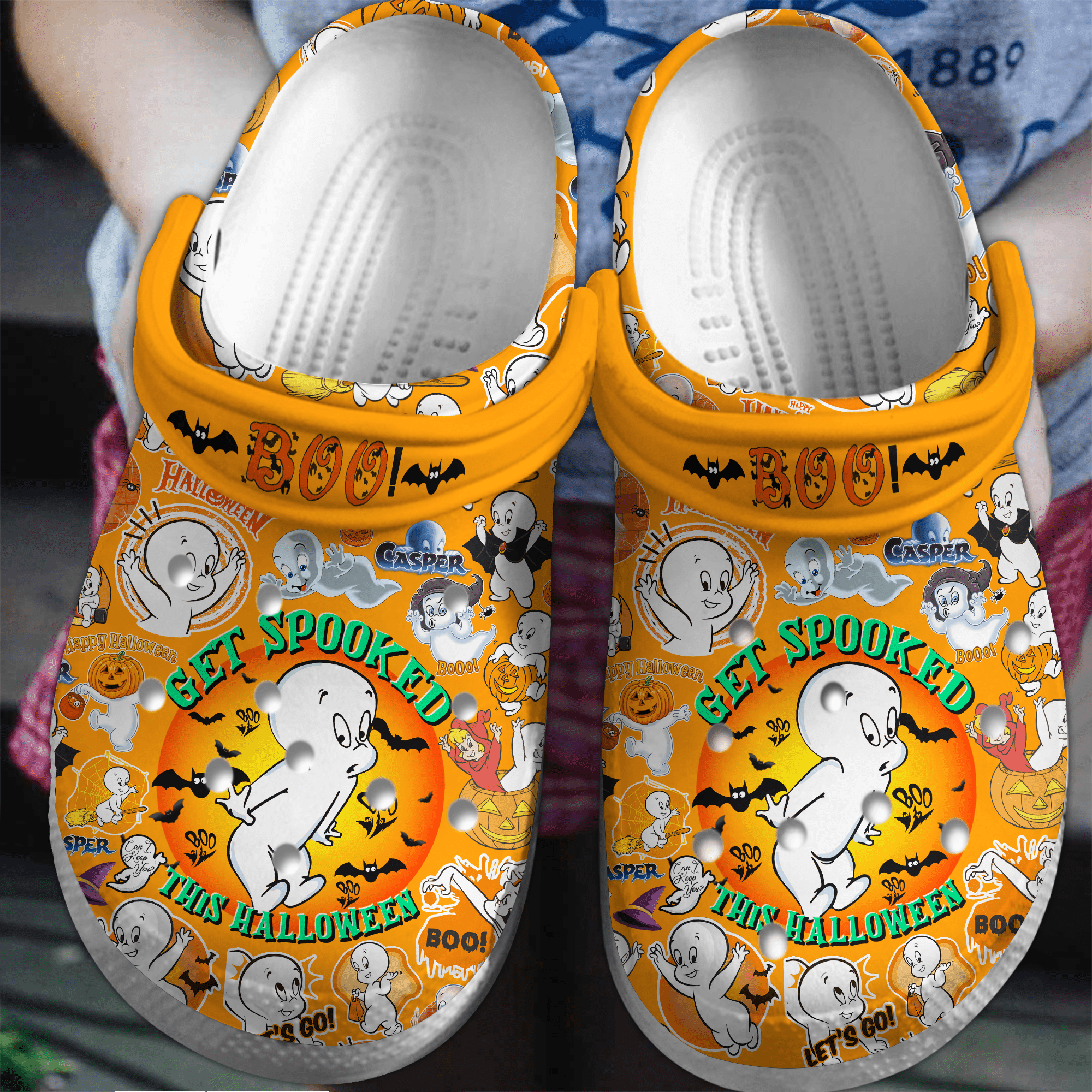 Casper Cartoon, Casper Cartoon Crocs Clogs Comfortable For Men Women And Kids 61