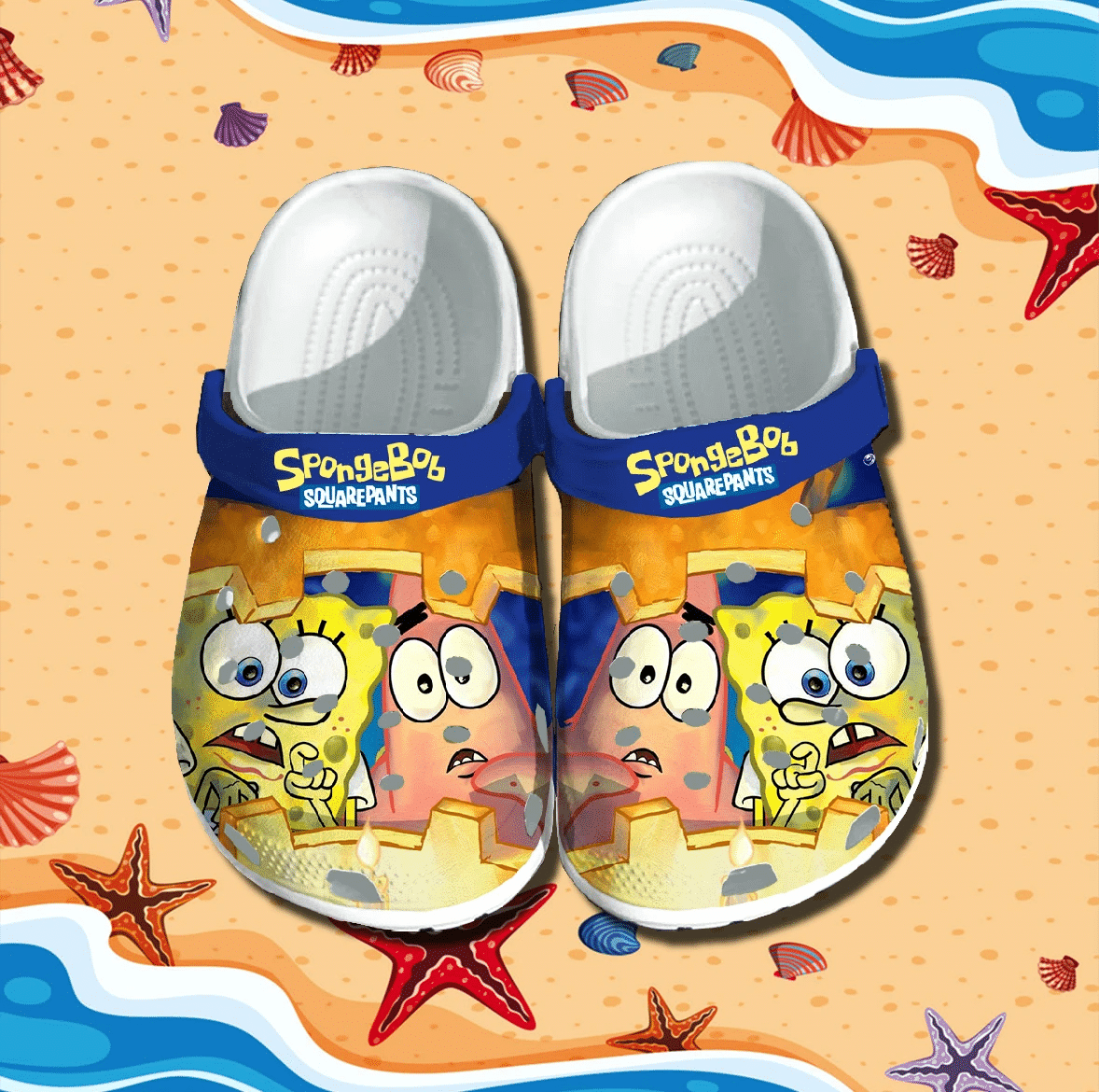 Spongebob Squarepants, Spongebob Squarepants Crocs Clogs Comfortable For Men Women And Kids 64