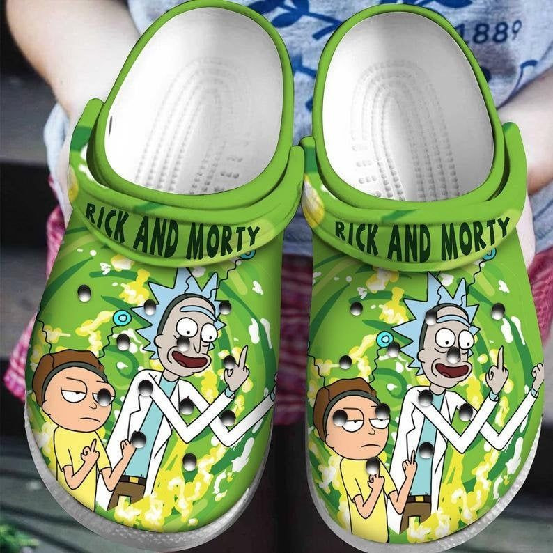 Rick And Morty Classic Crocs Style, Rick And Morty Crocs Clogs Comfortable For Men Women And Kids 16