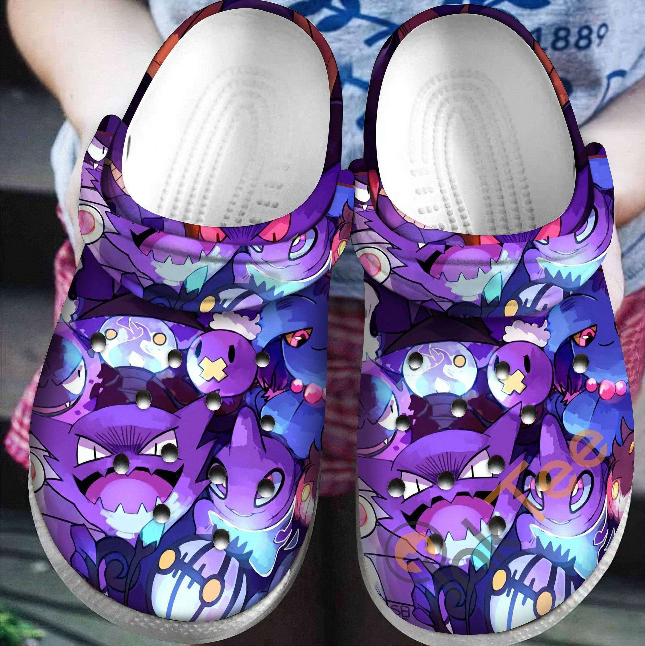 Blue Pokemon Classic Crocs Style, Blue Pokemon Crocs Clogs Comfortable For Men Women And Kids
