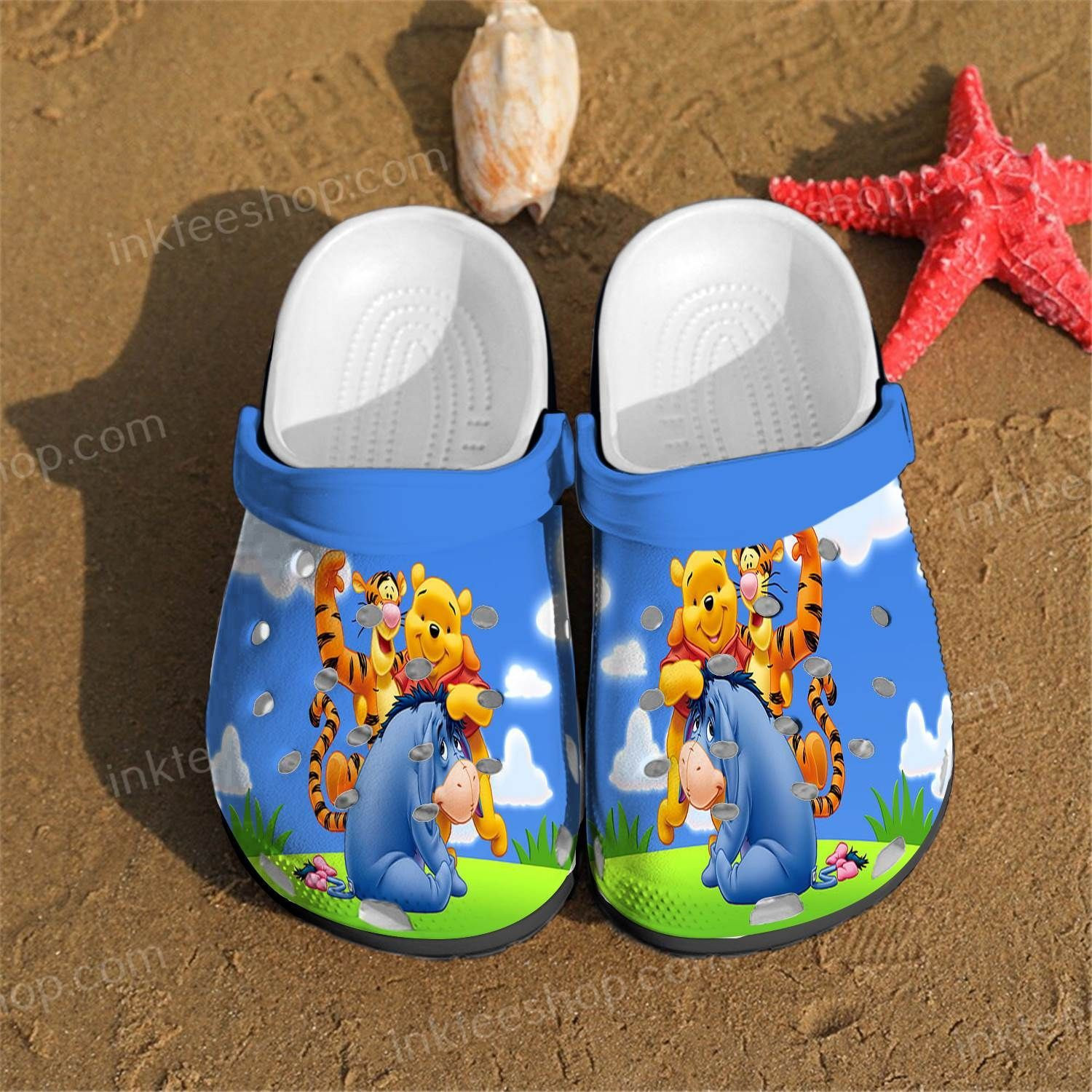 Pooh Bear Classic Crocs Style, Pooh Bear Crocs Clogs Comfortable For Men Women And Kids 18