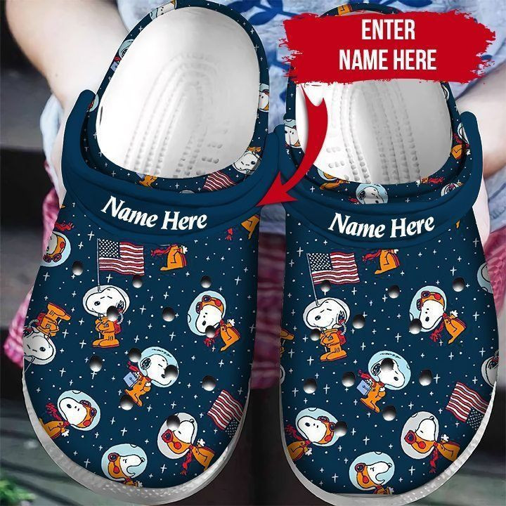 Autism Awareness Snoopy Custom Name Classic Crocs Style, Autism Awareness Snoopy Crocs For Men Women And Kids