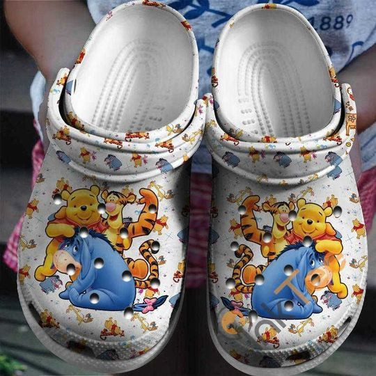 Winnie The Pooh Classic Crocs Style, Winnie The Pooh Crocs Clogs Comfortable For Men Women And Kids 32