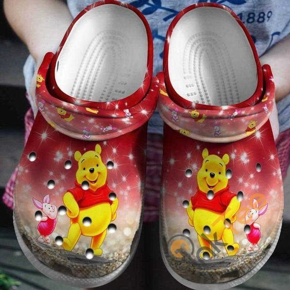 Winnie The Pooh Classic Crocs Style, Winnie The Pooh Crocs Clogs Comfortable For Men Women And Kids 45