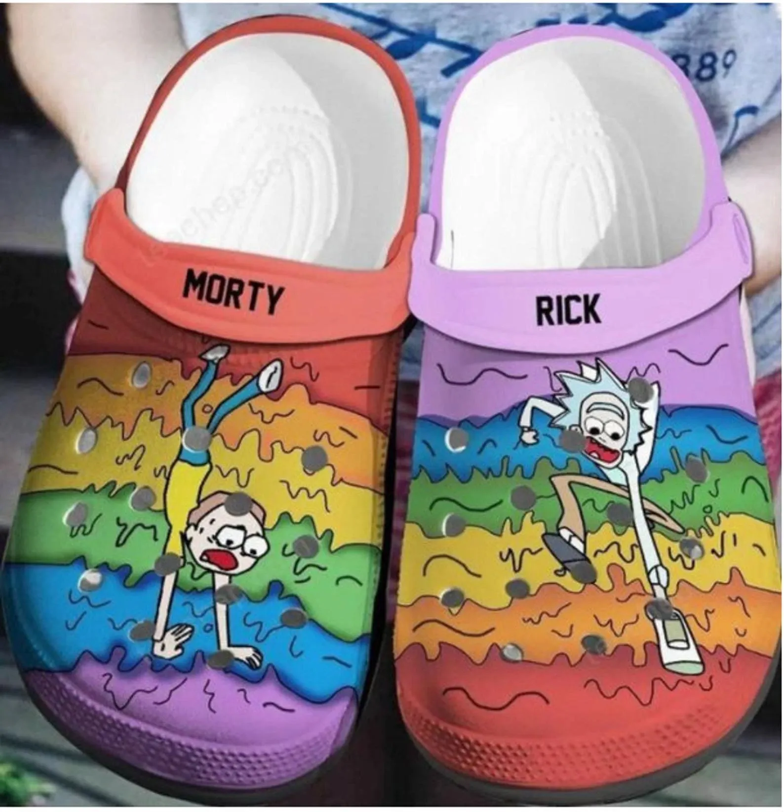 Rick And Morty Classic Crocs Style, Rick And Morty Crocs Clogs Comfortable For Men Women And Kids 77