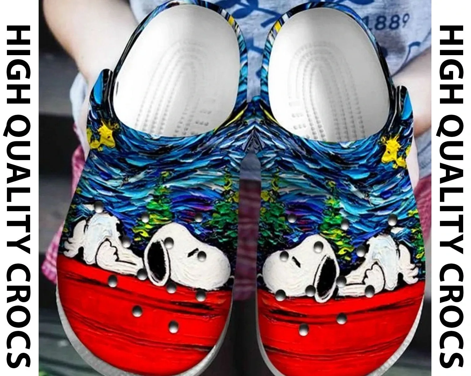 Snoopy Classic Crocs Style, Snoopy Crocs Clogs Comfortable For Men Women And Kids 80