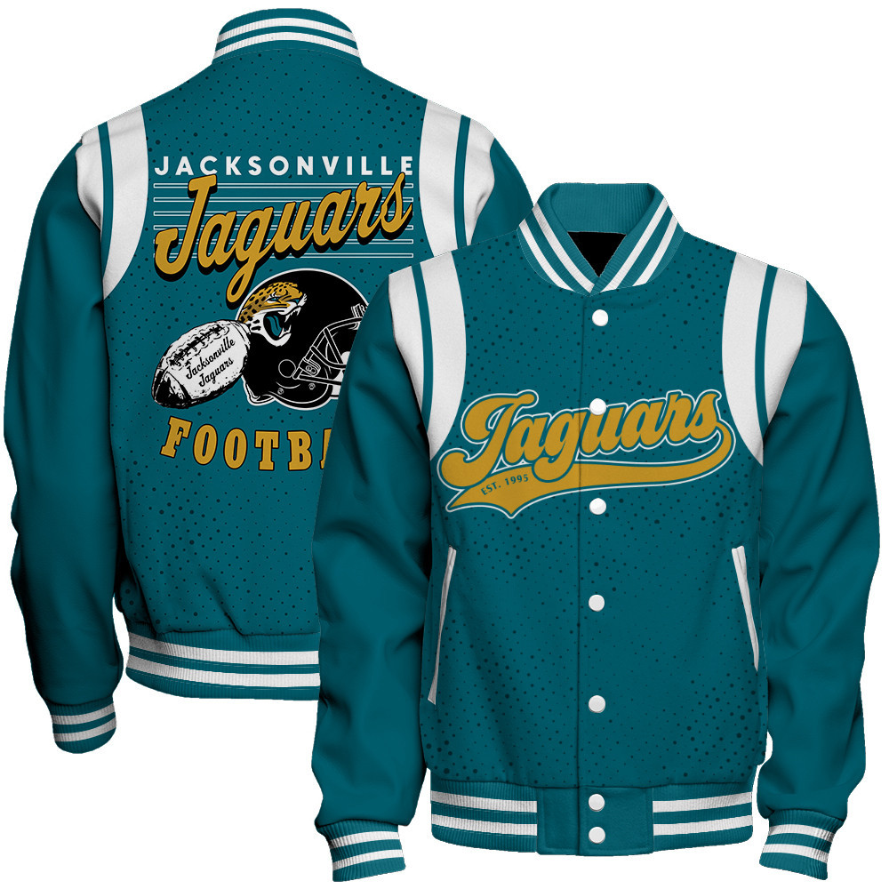 Jacksonville Jaguars National Football League Make Your Mark Baseball Varsity Jacket