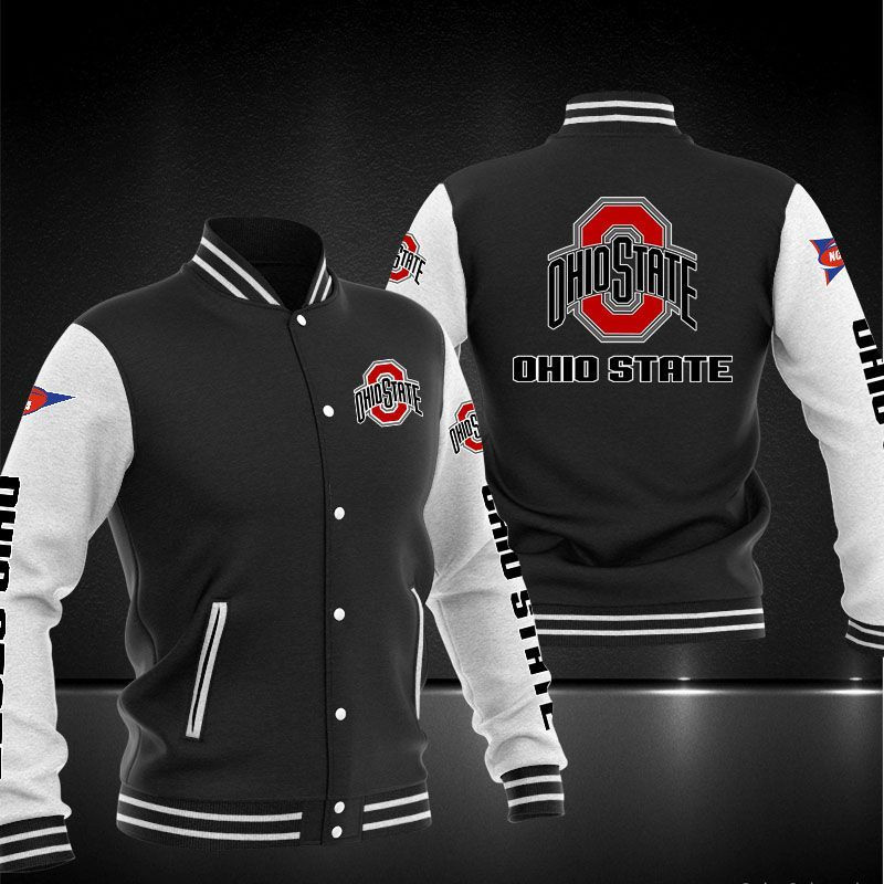 Ohio State Buckeyes Varsity Baseball Jacket For Men And Women