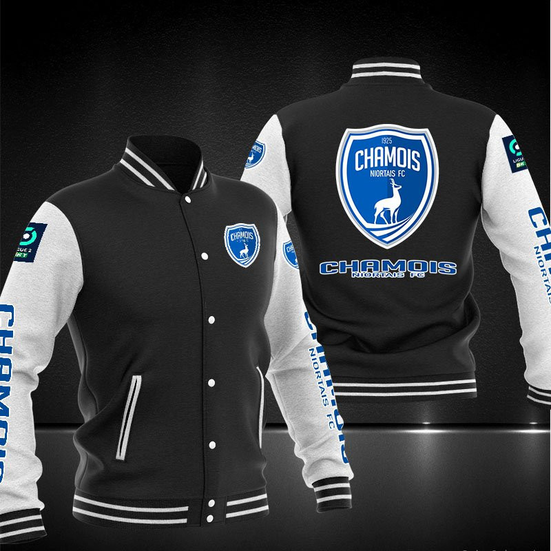 Chamois Niortais FC Varsity Baseball Jacket For Men And Women
