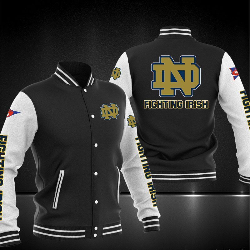 Notre Dame Fighting Irish Varsity Baseball Jacket For Men And Women