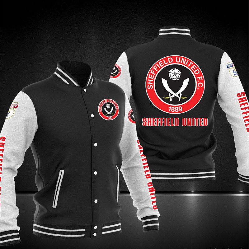 Sheffield United F.C Varsity Baseball Jacket For Men And Women