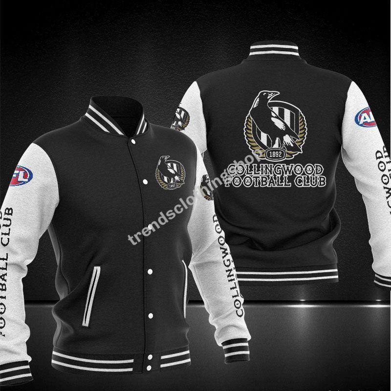 Collingwood Football Club Varsity Baseball Jacket For Men And Women
