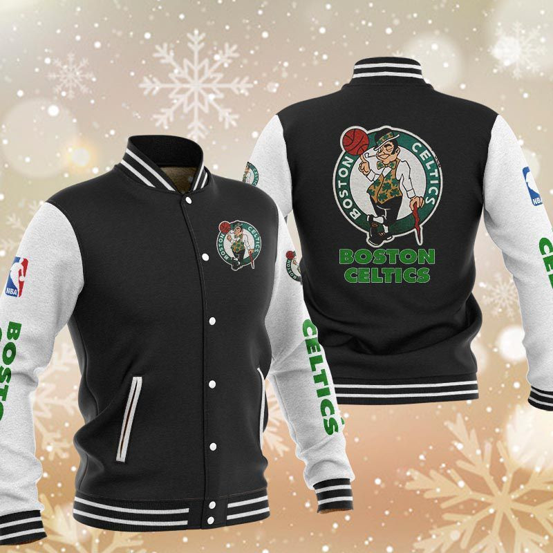Boston Celtics Varsity Baseball Jacket For Men And Women